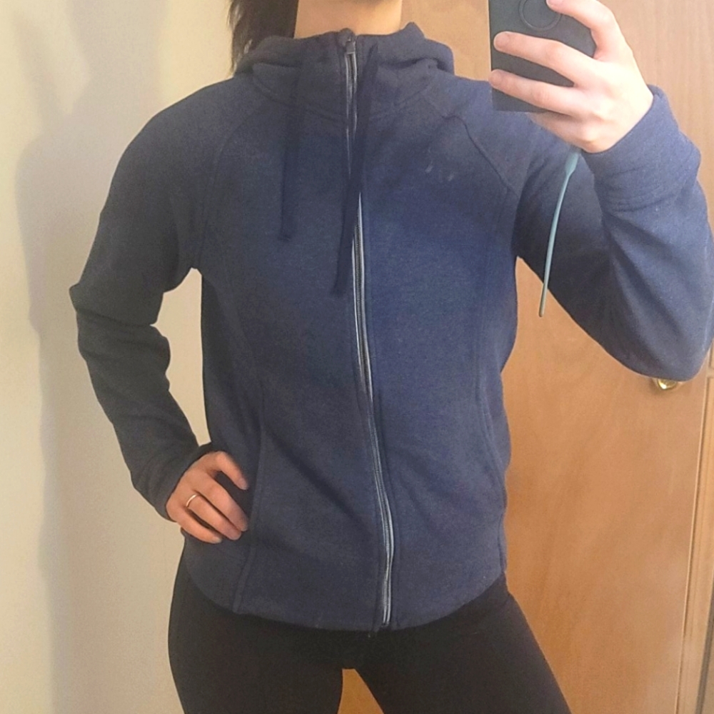 All in Motion blue zip sweatshirt. Size small